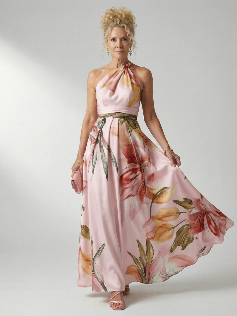 Amiel | Vestido Maxi Floral Ligero - SC