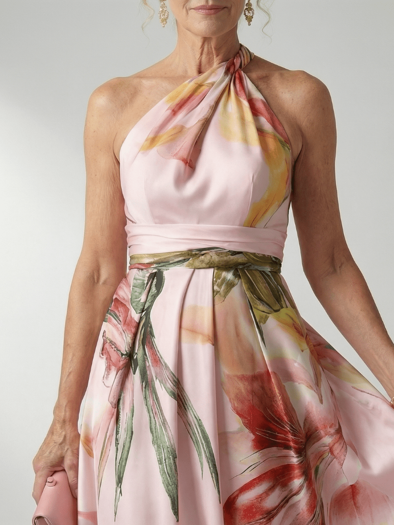 Amiel | Vestido Maxi Floral Ligero - SC