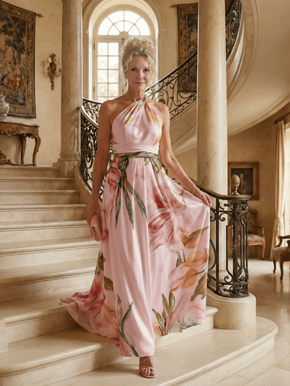 Amiel | Vestido Maxi Floral Ligero - SC