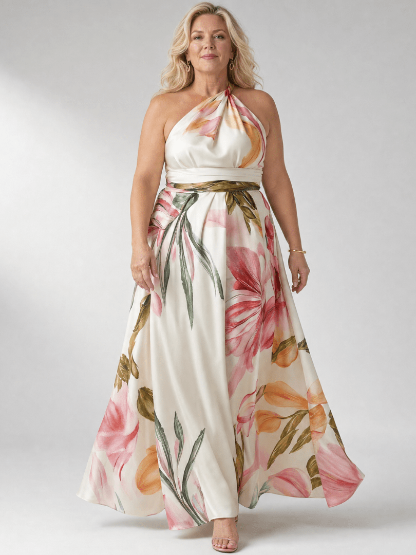 Amiel | Vestido Maxi Floral Ligero - SC