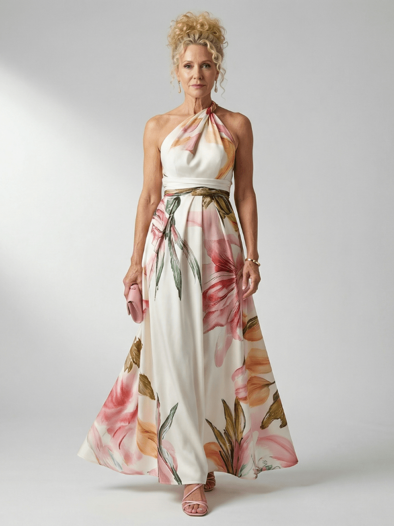 Amiel | Vestido Maxi Floral Ligero - SC