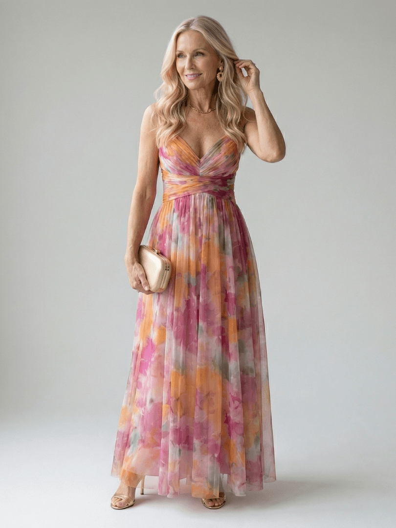 Isel | Vestido Maxi Envolvente Suave - SC