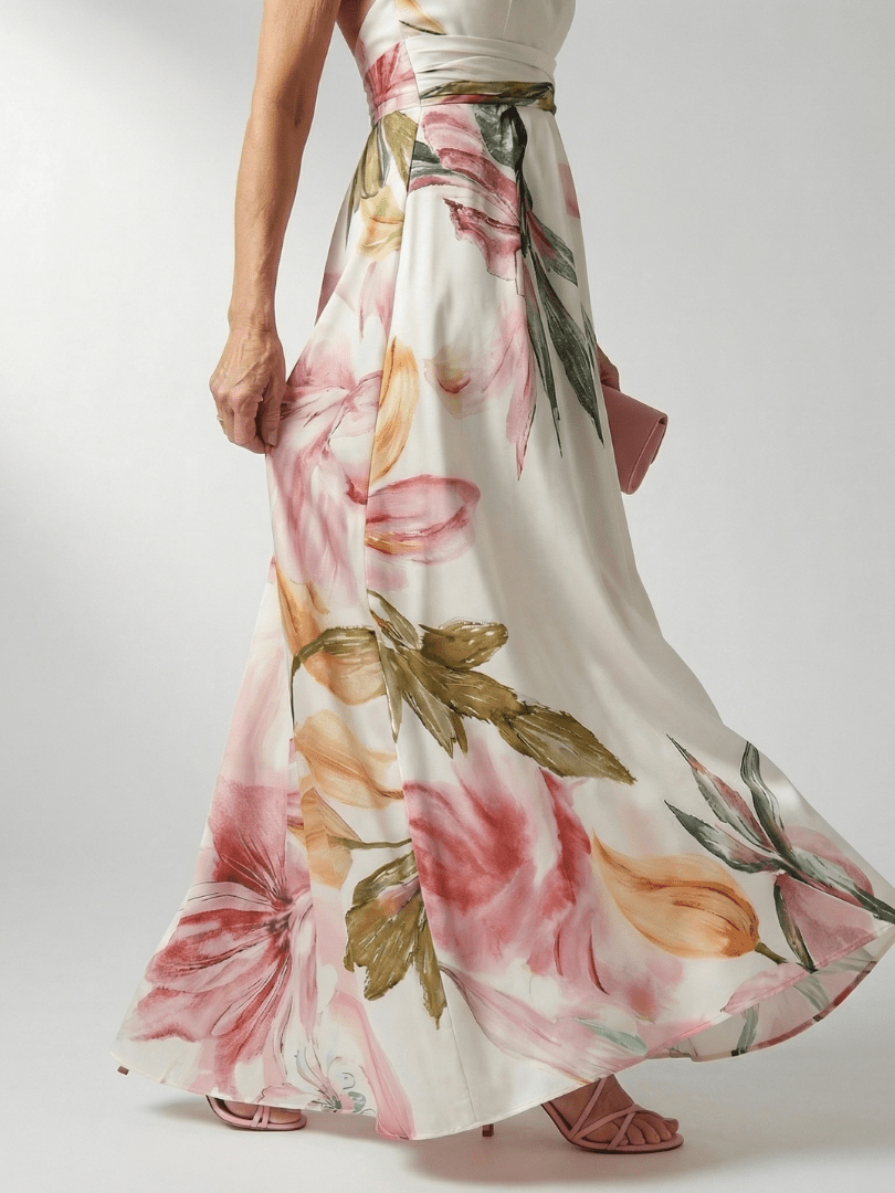 Amiel | Vestido Maxi Floral Ligero - SC