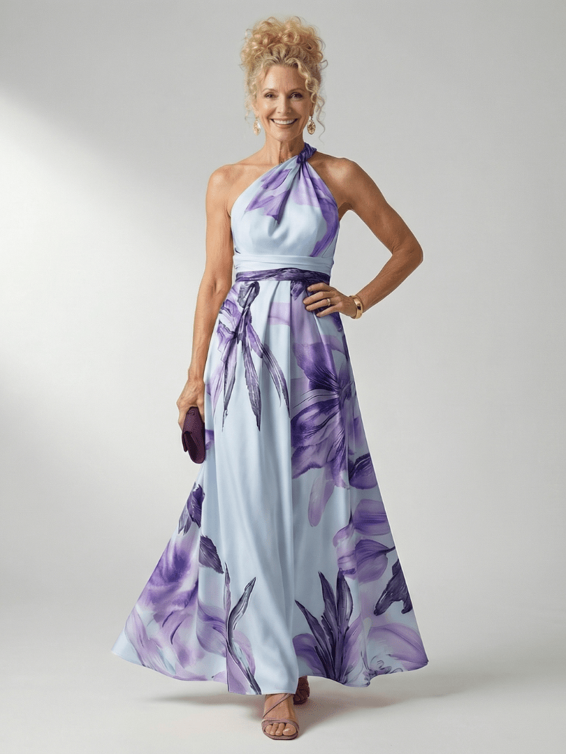 Amiel | Vestido Maxi Floral Ligero - SC
