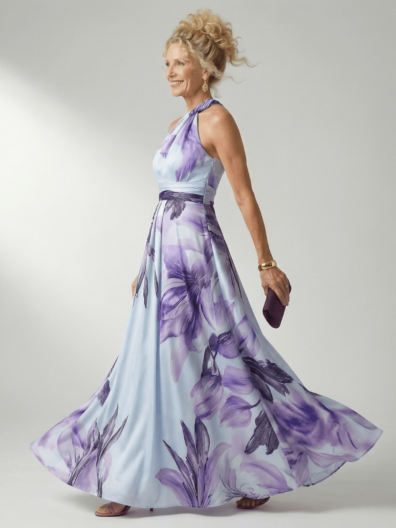Amiel | Vestido Maxi Floral Ligero - SC