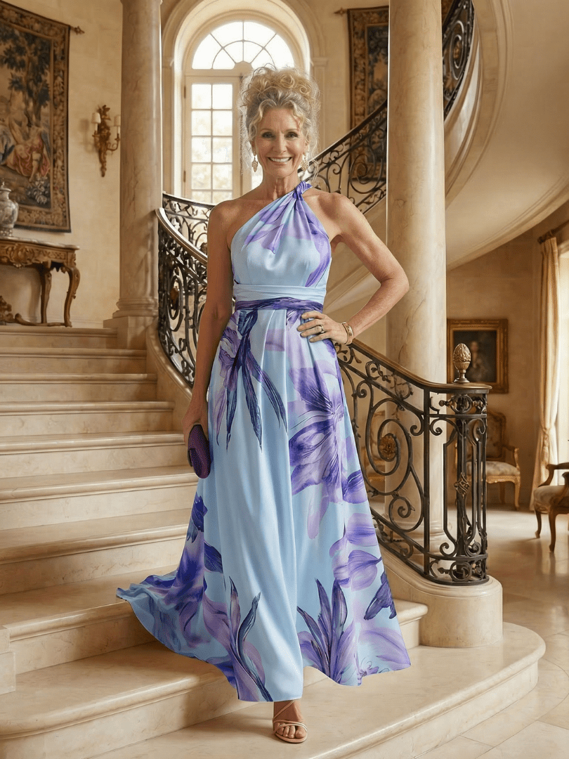 Amiel | Vestido Maxi Floral Ligero - SC