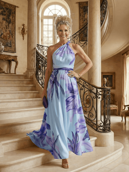 Amiel | Vestido Maxi Floral Ligero - SC