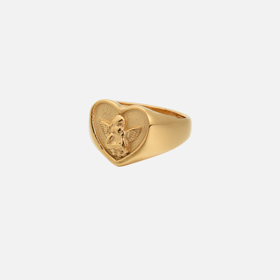 Anillo de ángel en forma de corazón - SC