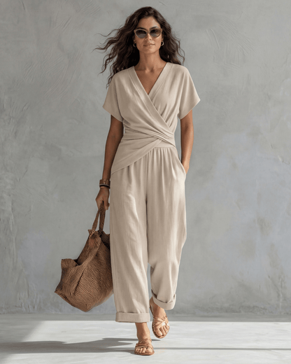 Renata | Conjunto Cruzado Elegante - SC