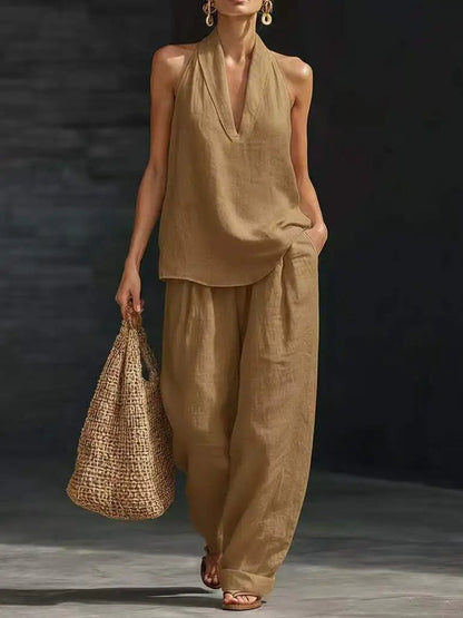 Itzel | Conjunto Casual Sin Mangas - SC